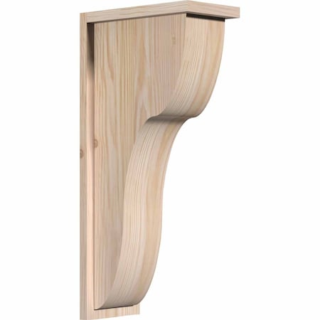 Ekena Millwork Carmel Smooth Corbel w/Backplate, Douglas Fir, 7 1/2"W x 14"D x 30"H COR08X14X30CAR01SDF
